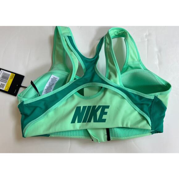 Nike DRI-FIT Women's High-Support Padded Zip-Front Sports Bra CN3718-342 Size S - Picture 2 of 16